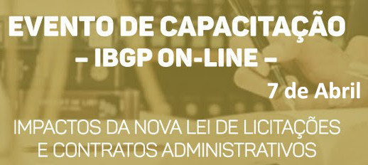 Evento de Capacitação Gratuita do Instituto Brasileiro de Governança Pública